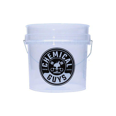 Chemical Guys Heavy Duty Ultra Clear Detailing Bucket 4.25 Gal