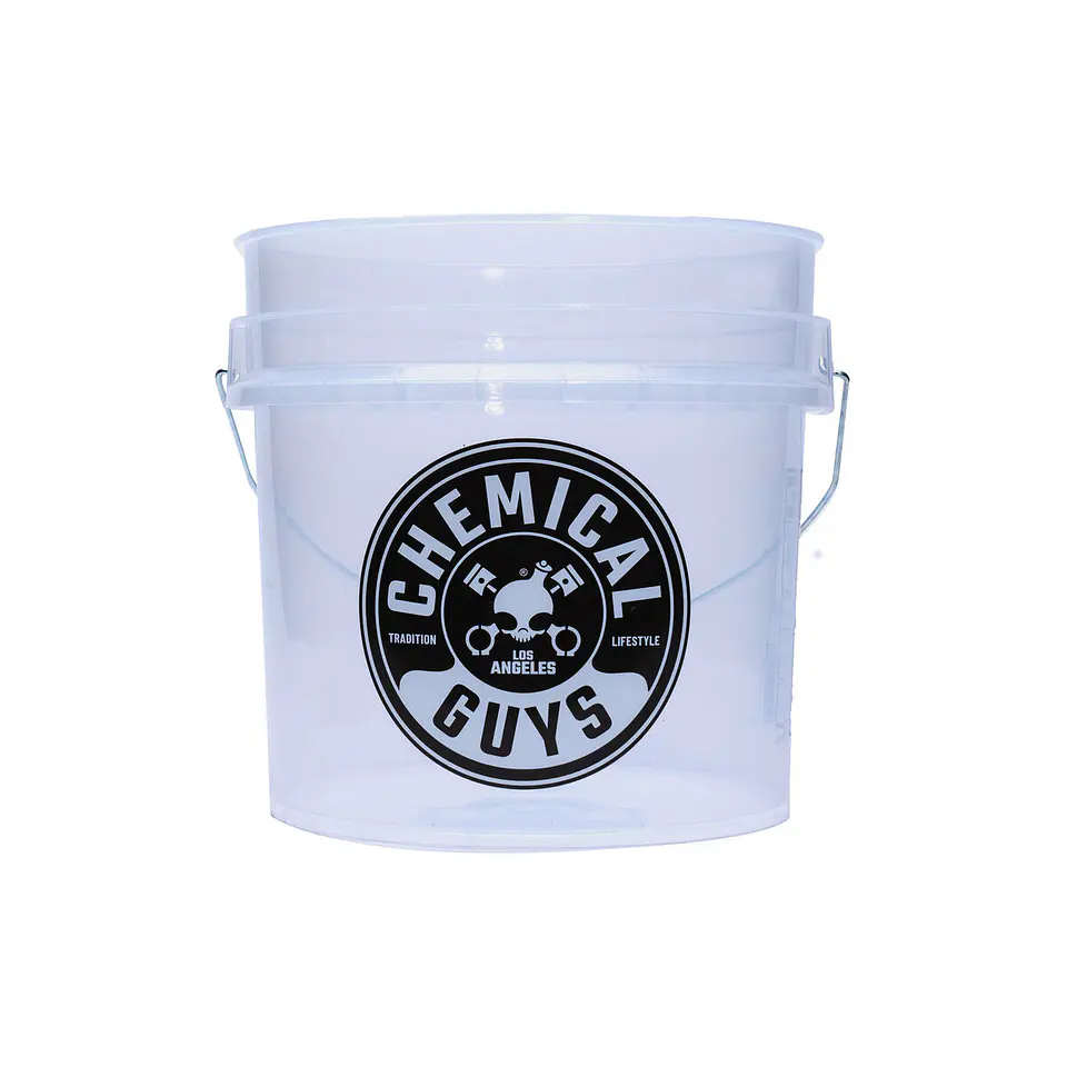 Chemical Guys Heavy Duty Ultra Clear Detailing Bucket 4.25 Gal 1