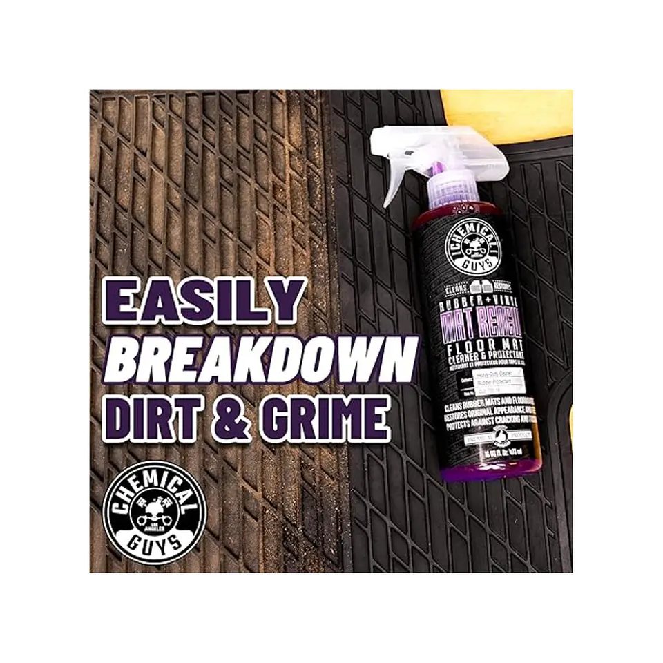 Chemical Guys Mat Renew Rubber & Vinyl Floor Mat Cleaner & Protectant 4