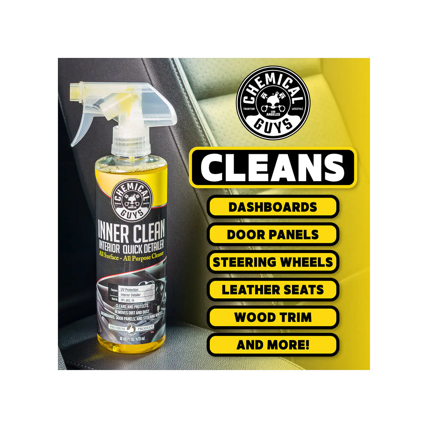 Chemical Guys Inner Clean Interior Quick Detailer & Protectant 2