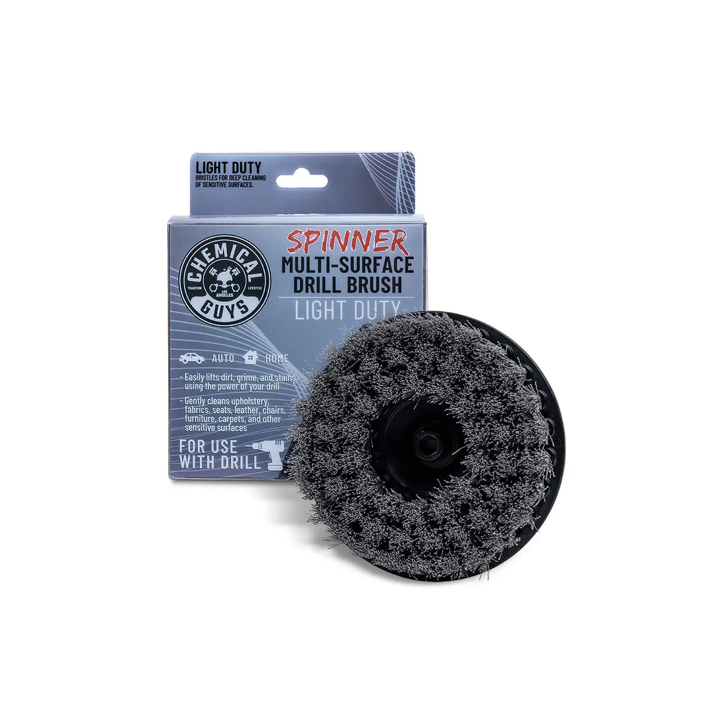 Chemical Guys Spinner Carpet Drill Brush Light Duty 1