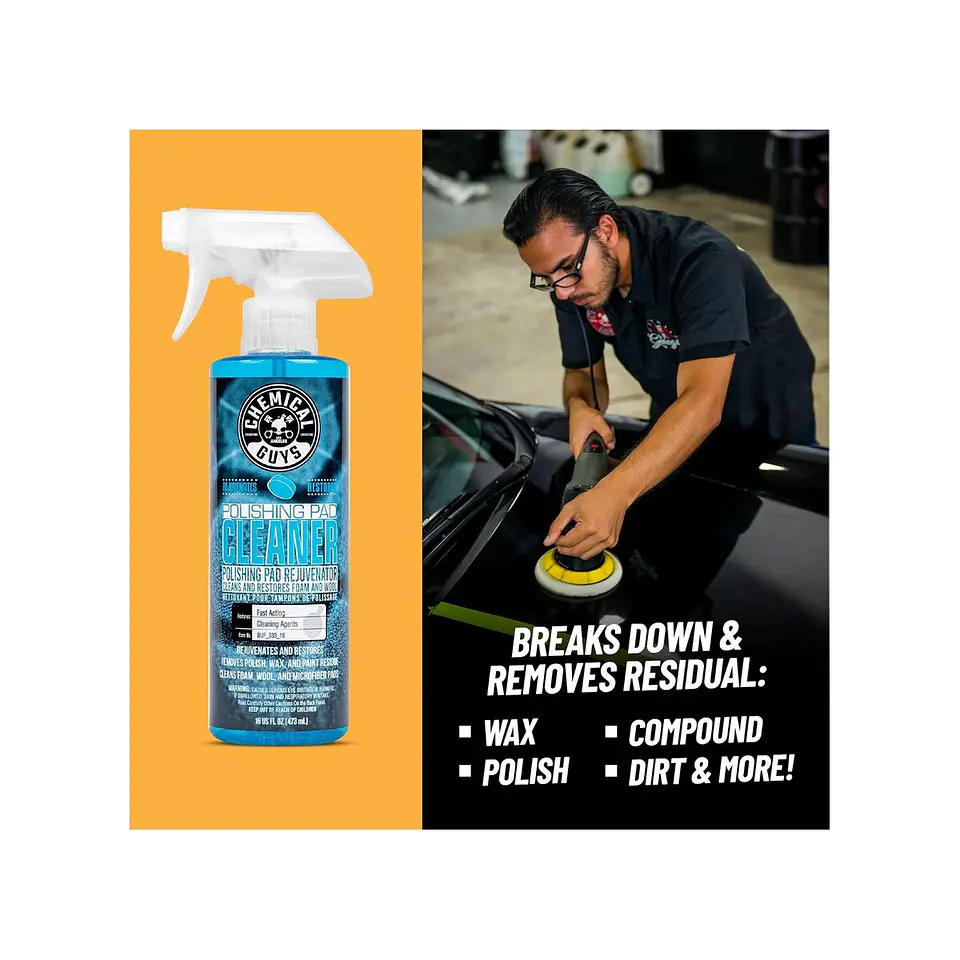 Chemical Guys Foam & Wool Polishing Pad Cleaner 3