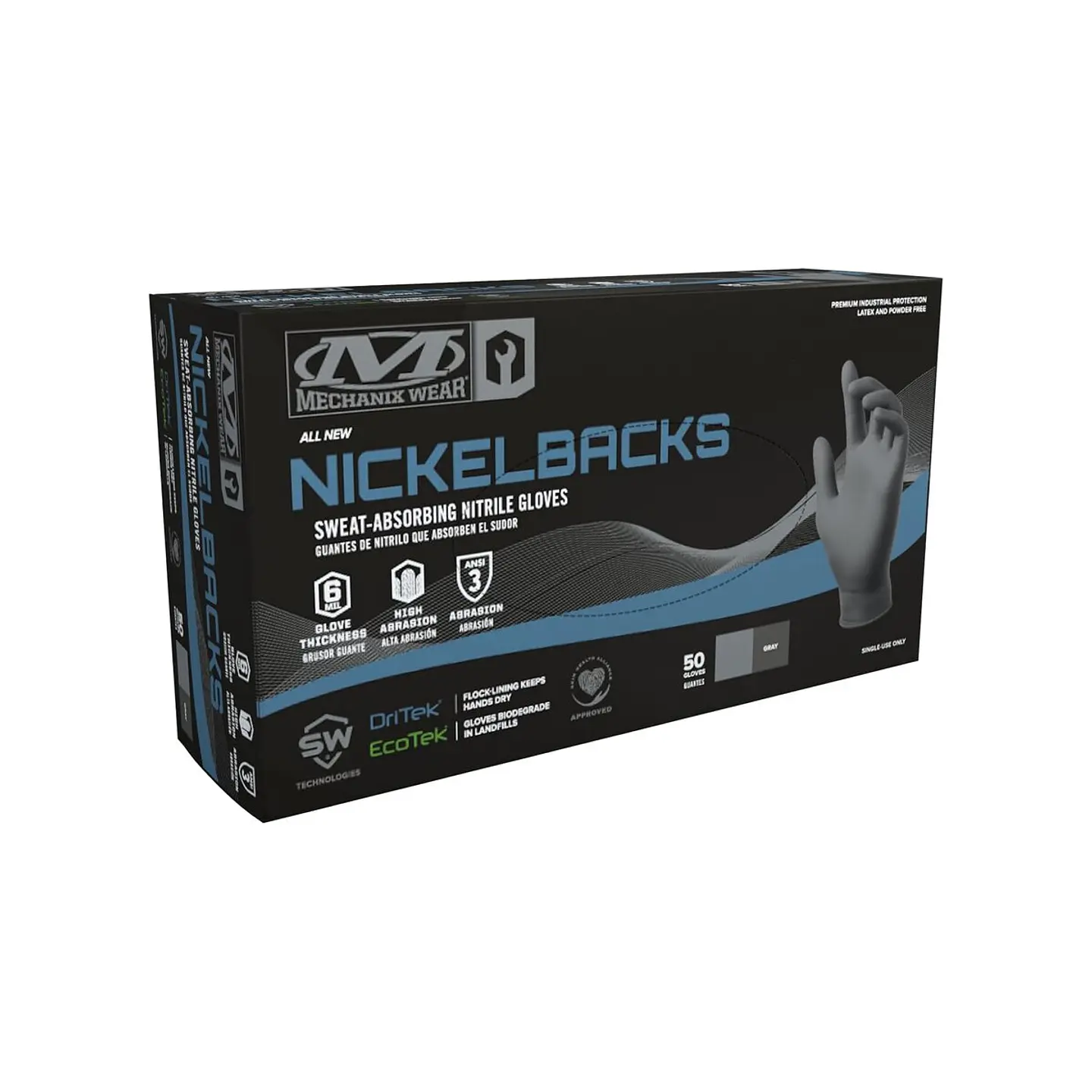 Mechanix Wear Nickelbacks 6 Mil Nitrile Gloves 1
