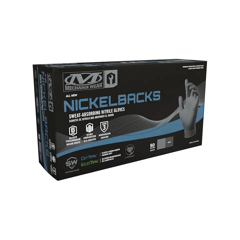 Mechanix Wear Nickelbacks 6 Mil Nitrile Gloves 1
