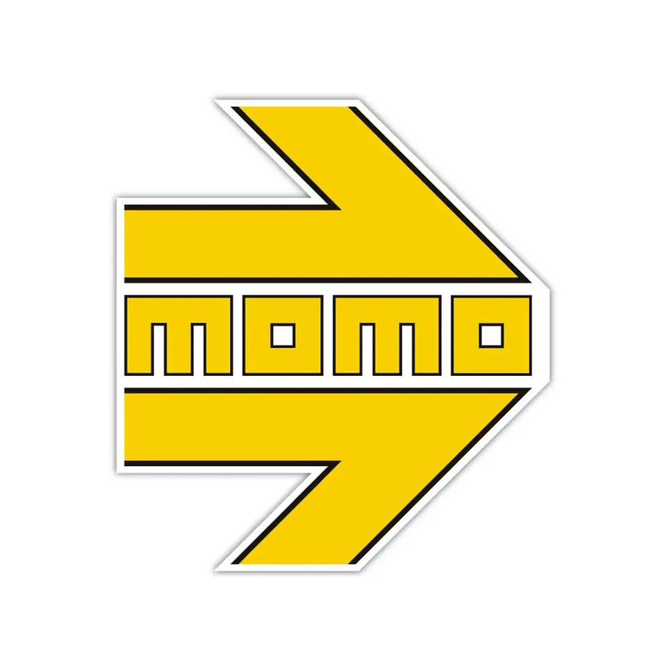 MOMO Sticker Arrow Logo Amarillo 1