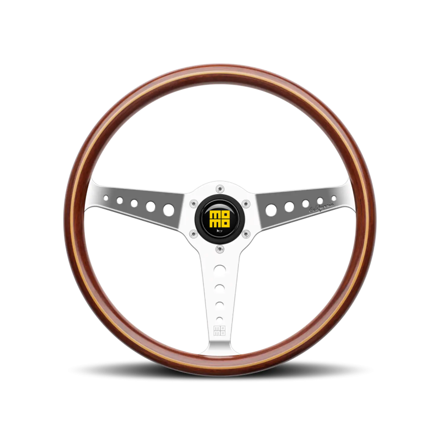 MOMO California Wood Heritage 360 mm Madera y Aluminio Pulido 1
