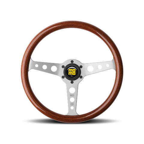 MOMO Indy Heritage 360 mm Caoba y Aluminio Pulido