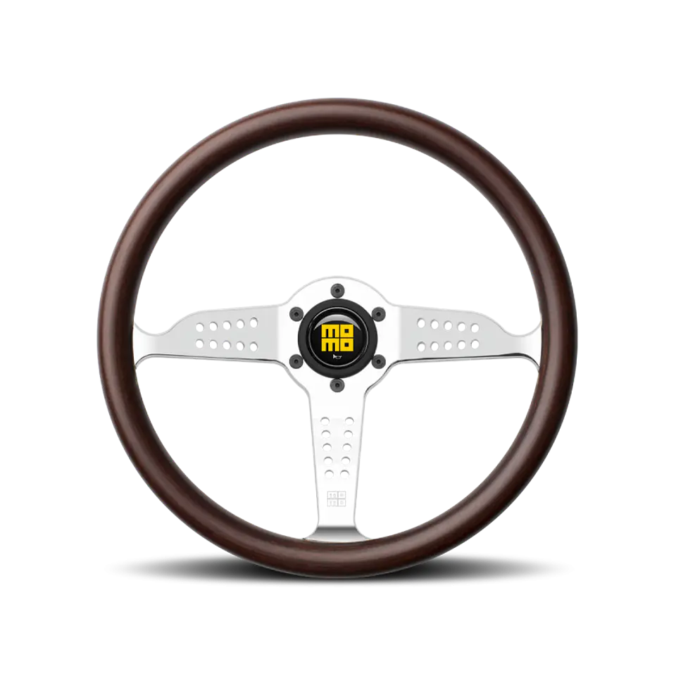 MOMO Super Grand Prix Heritage 350 mm Cuero Negro 1