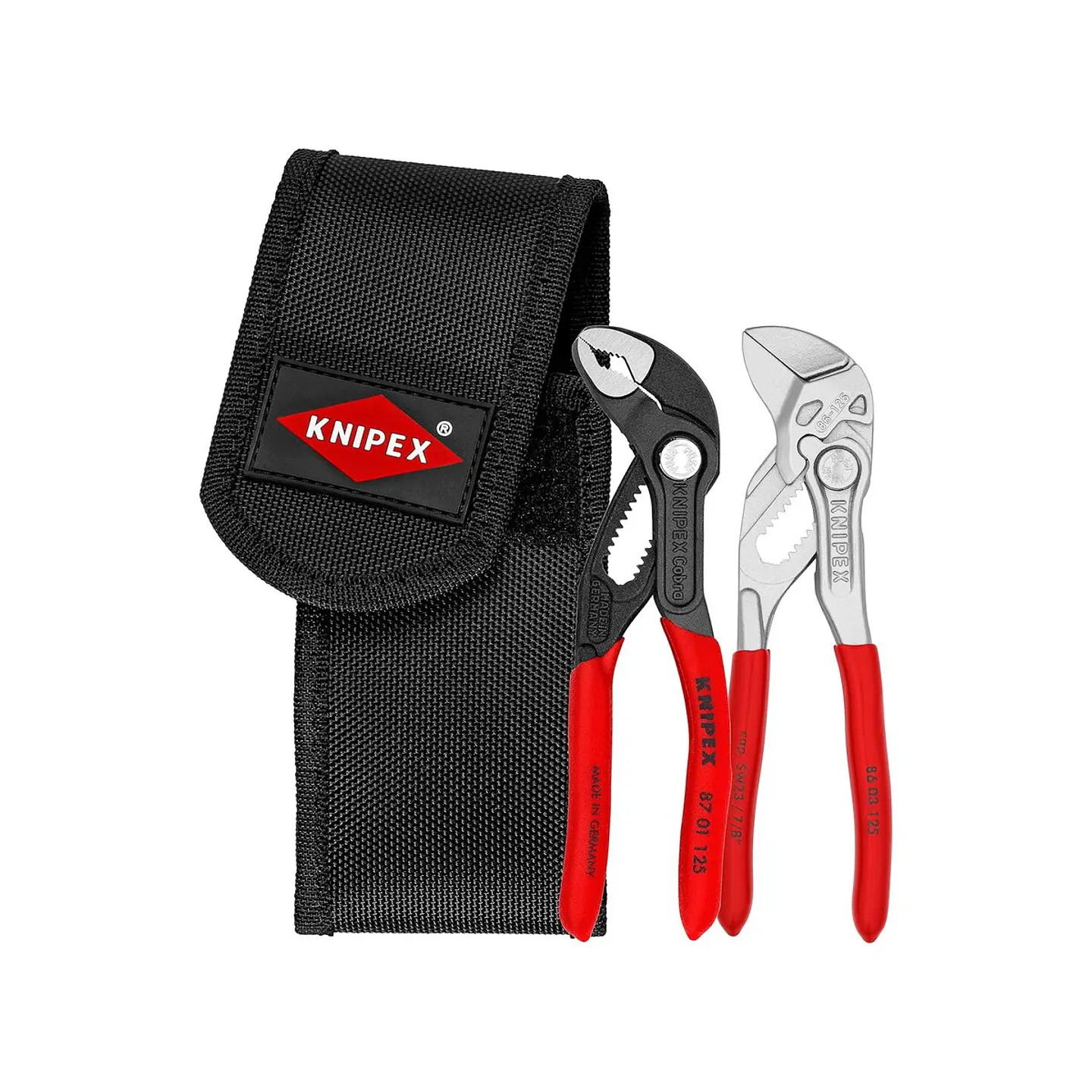 Knipex 00 20 72 V04 Juego de Mini Alicates en Portaherramientas para Cinturón 1