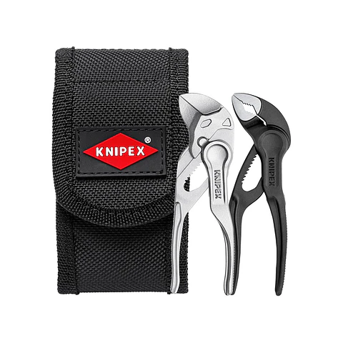 Knipex 00 20 72 V04 XS Juego de Mini Alicates XS con Funda para Cinturón