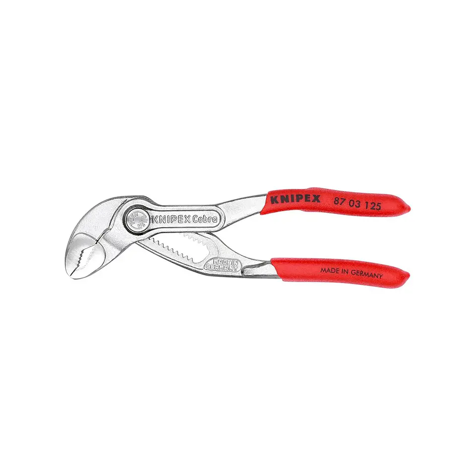 Knipex 87 03 125 Cobra Alicate Ajustable Pico de Loro Cromado 125 mm 1