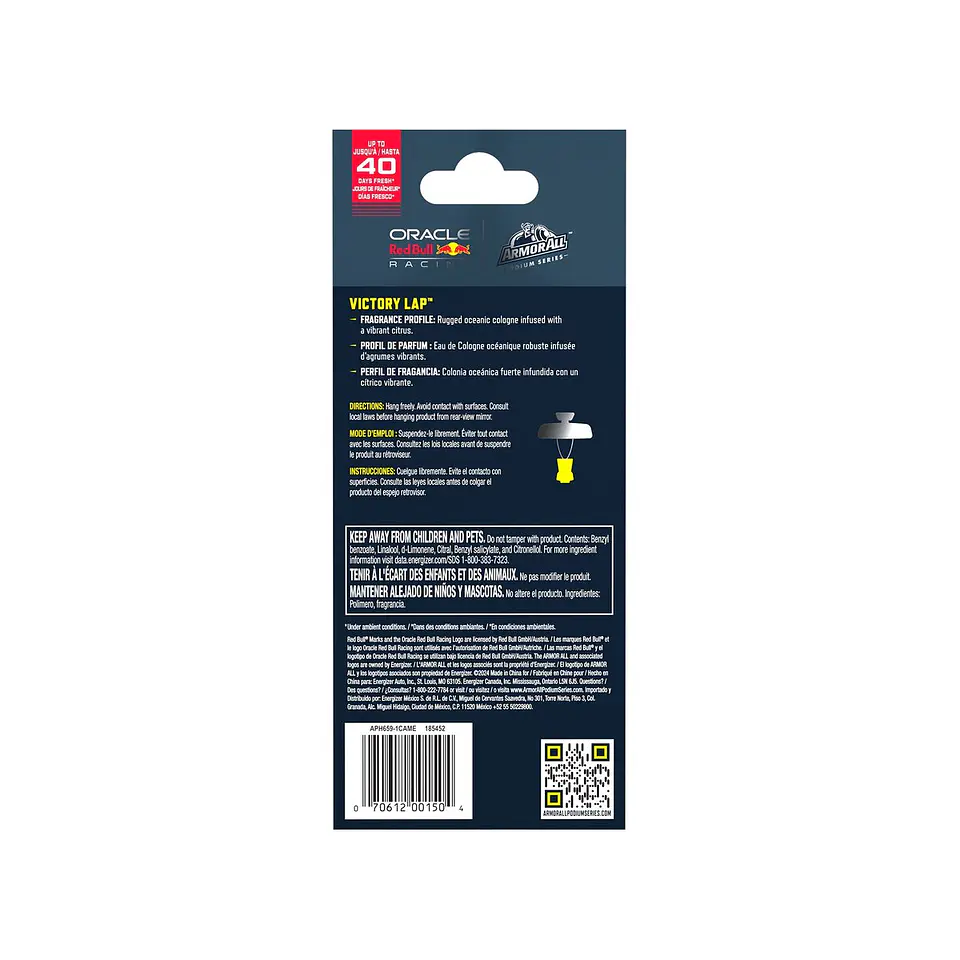 Armor All x Oracle Red Bull Racing Victory Lap Air Freshener 2