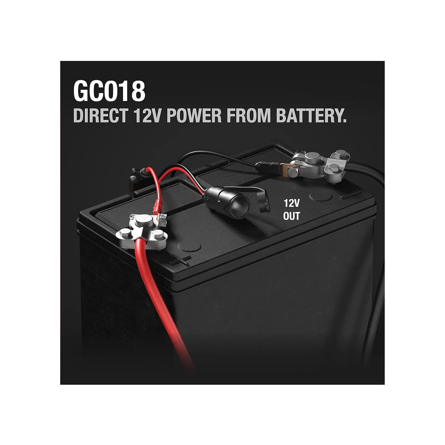 NOCO GC018 Adaptador de Salida 12V con Terminales de Ojo M10 2