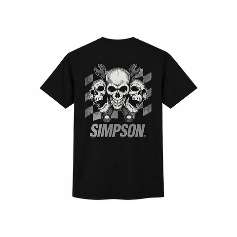 Polo Simpson Tri-Skull