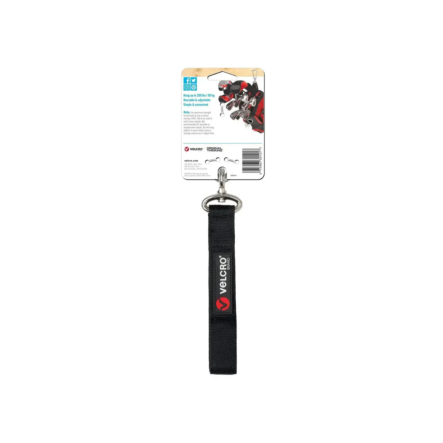 Correa Velcro Easy Hang con Mosquetón 2
