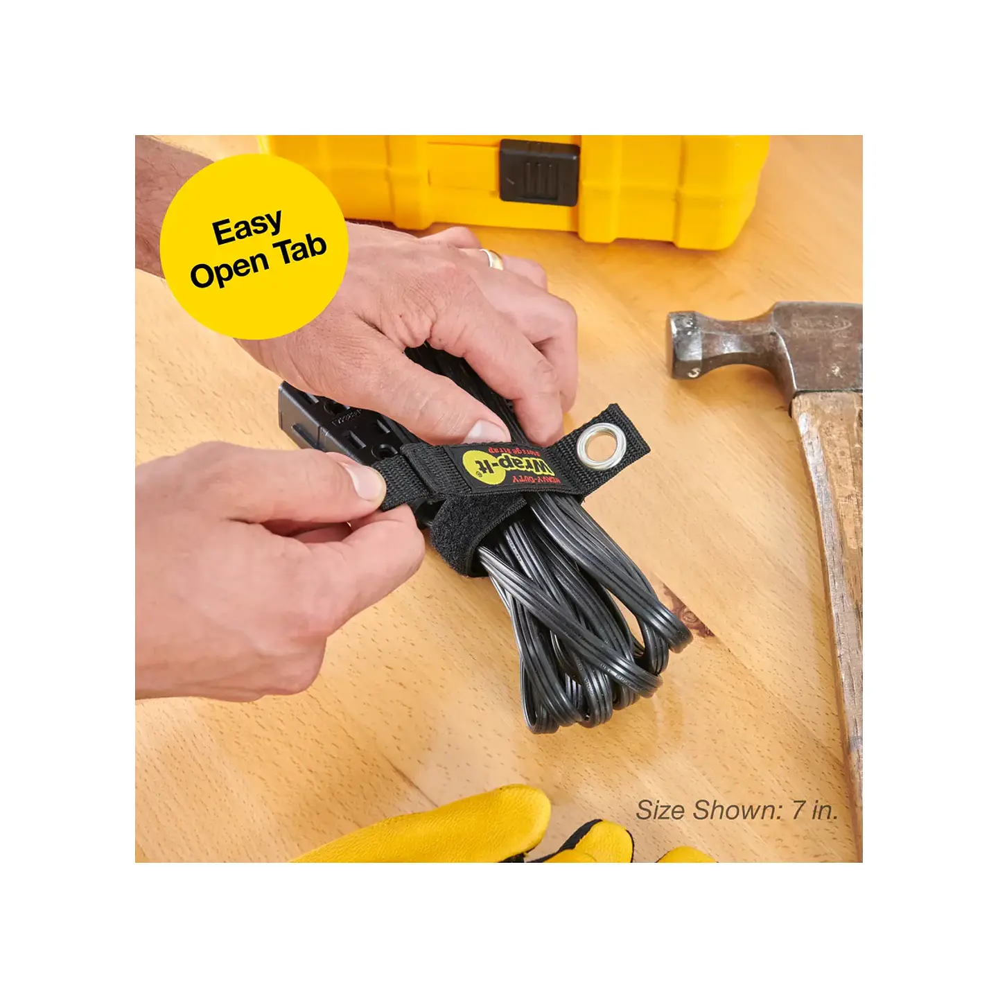 Correa Wrap-It Heavy-Duty Storage Strap 4 Piezas 5