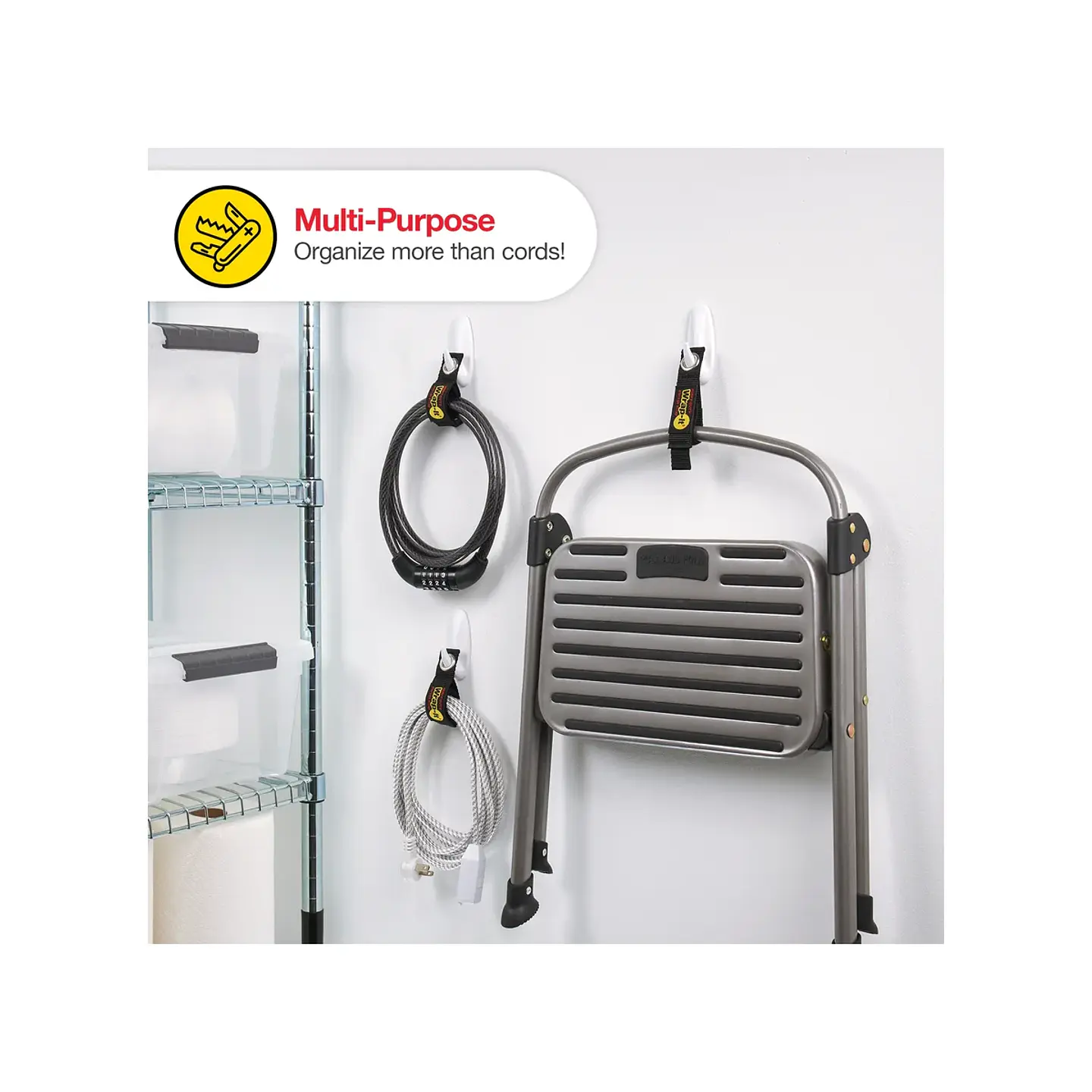 Correa Wrap-It Heavy-Duty Storage Strap 4 Piezas 6