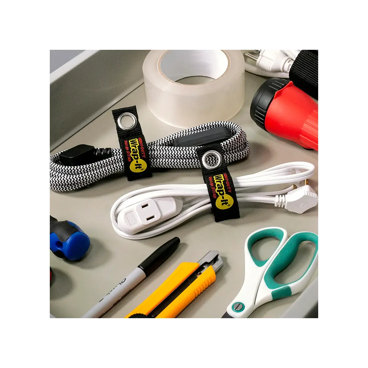 Correa Wrap-It Heavy-Duty Storage Strap 4 Piezas 7