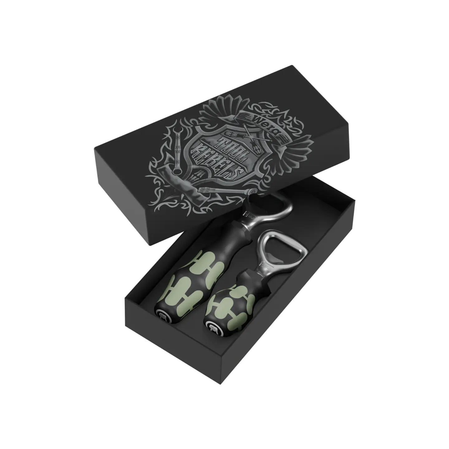 Juego de Destapadores de Botellas Wera Tool Rebel Blassgrün 3