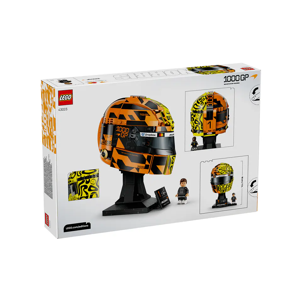 LEGO McLaren Mastercard F1 Team Lando Norris Helmet (43023) 3