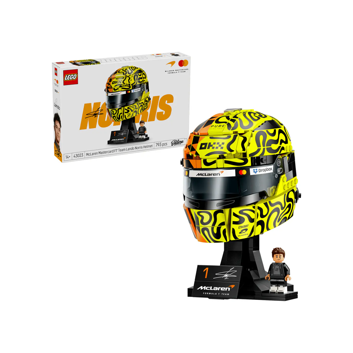 LEGO McLaren Mastercard F1 Team Lando Norris Helmet (43023) 2