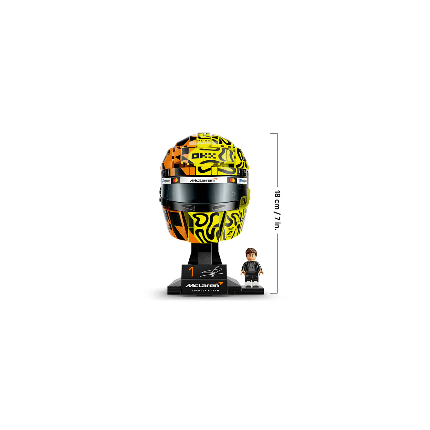 LEGO McLaren Mastercard F1 Team Lando Norris Helmet (43023) 11