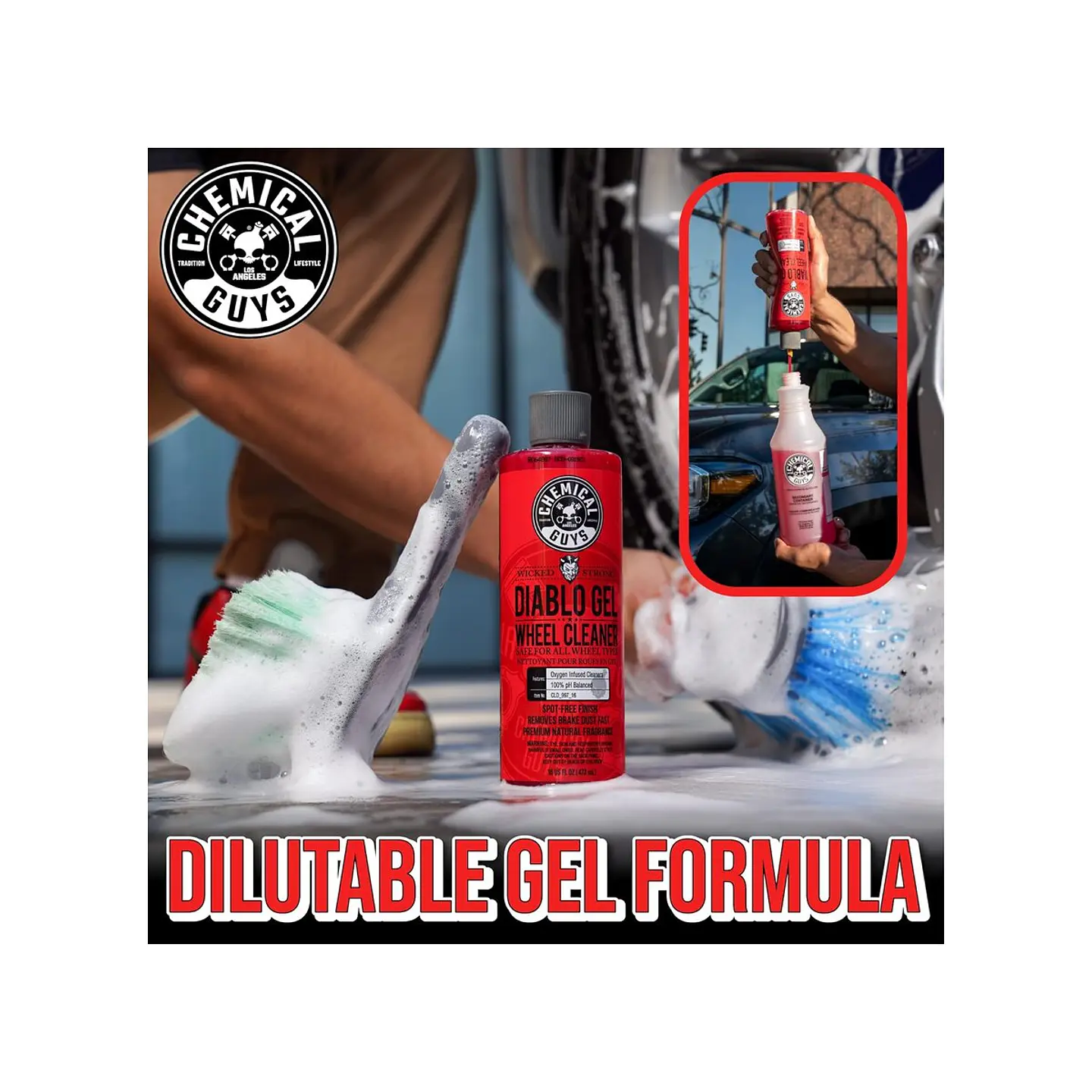 Chemical Guys Diablo Oxygen Infused Foam Wheel & Rim Cleaner 2