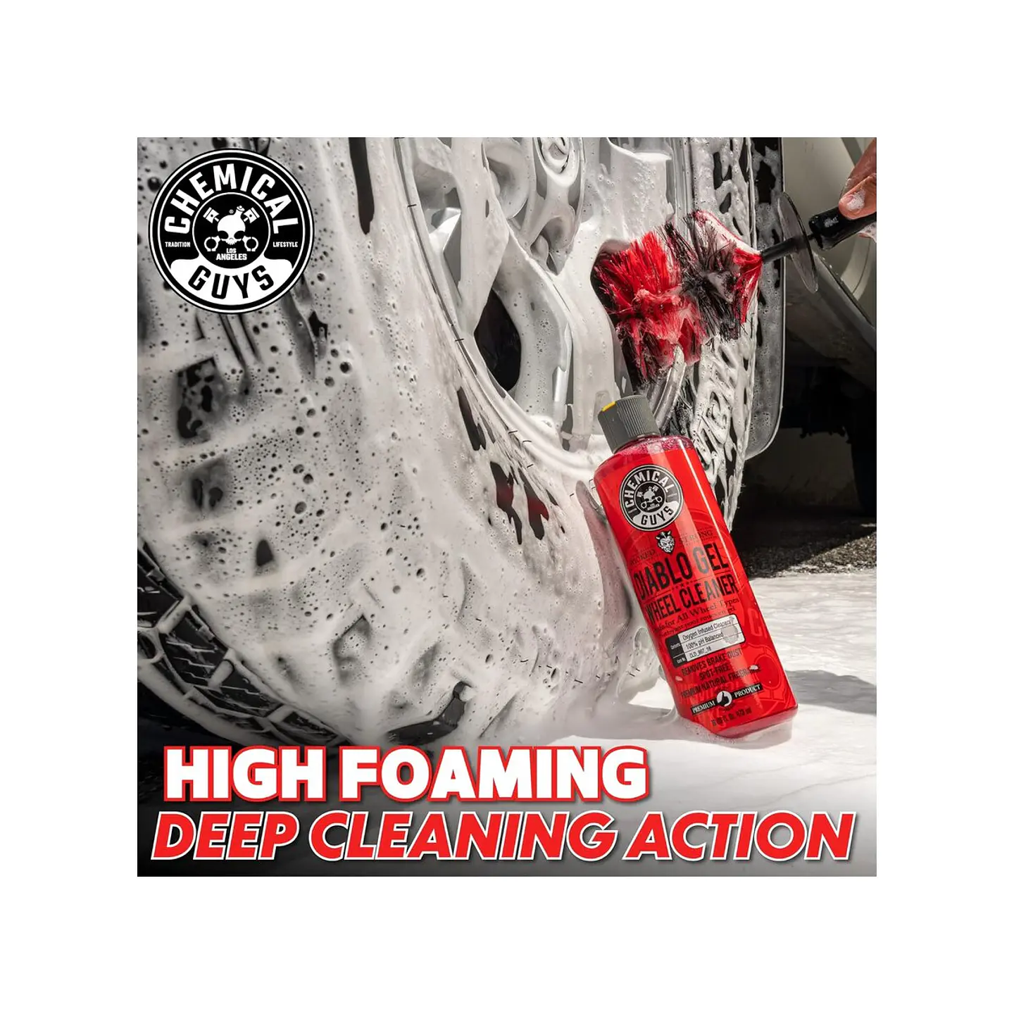 Chemical Guys Diablo Oxygen Infused Foam Wheel & Rim Cleaner 3