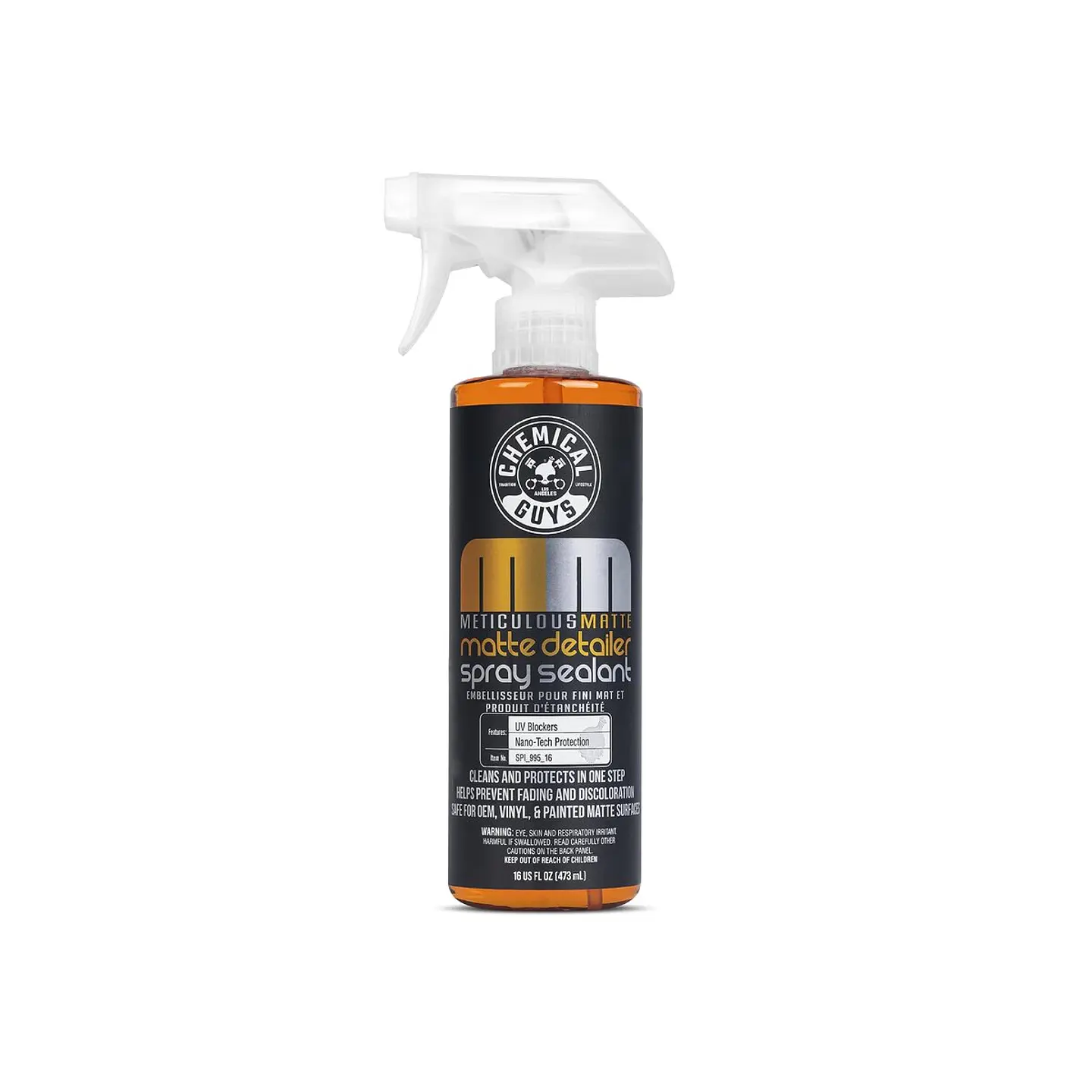 Chemical Guys Meticulous Matte Detailer Spray & Sealant for Crisp Satin & Matte Finishes 1