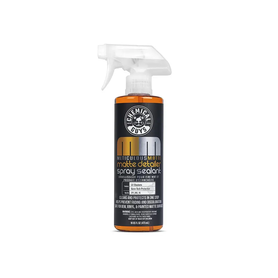 Chemical Guys Meticulous Matte Detailer Spray & Sealant for Crisp Satin & Matte Finishes 1