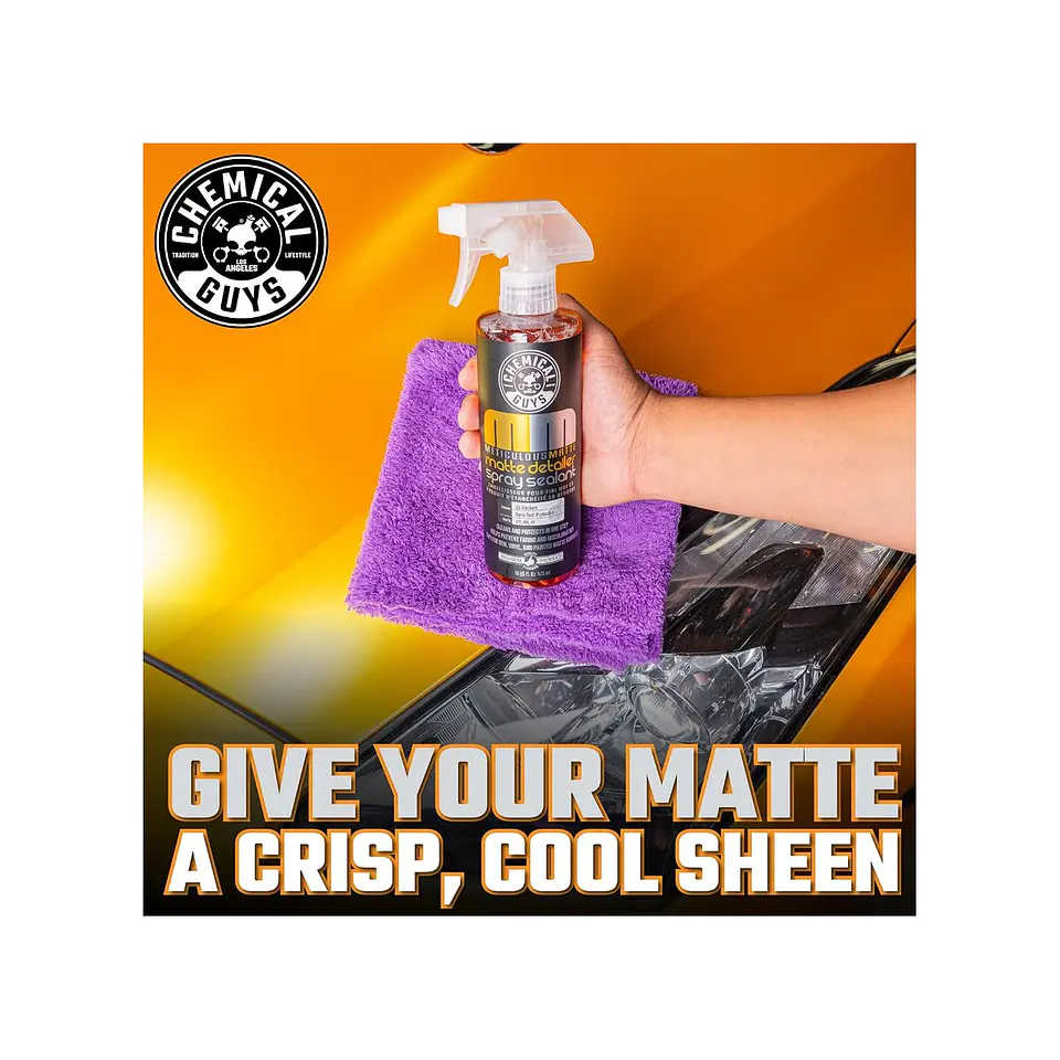 Chemical Guys Meticulous Matte Detailer Spray & Sealant for Crisp Satin & Matte Finishes 2