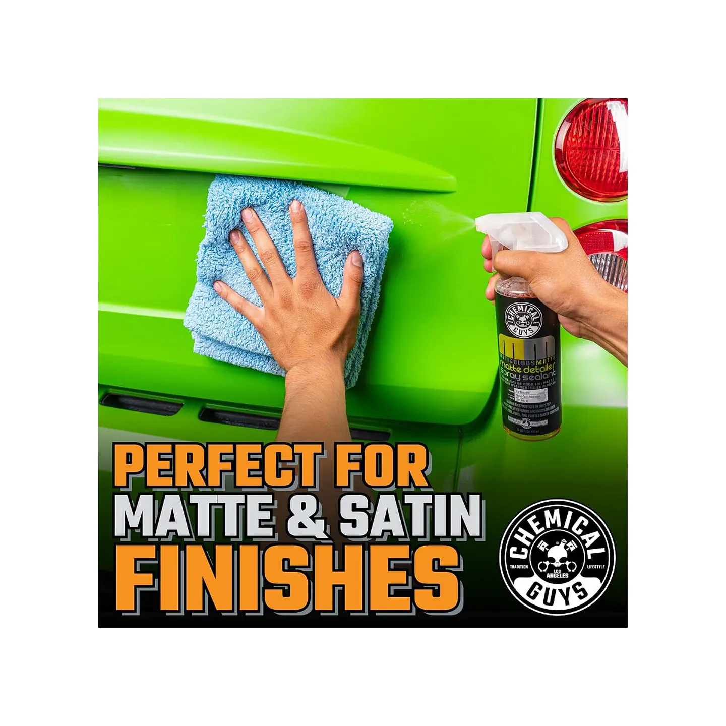 Chemical Guys Meticulous Matte Detailer Spray & Sealant for Crisp Satin & Matte Finishes 3