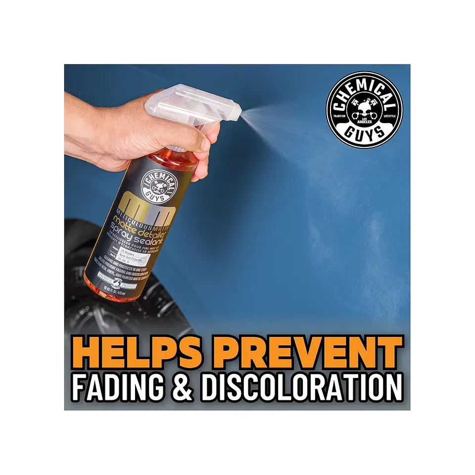 Chemical Guys Meticulous Matte Detailer Spray & Sealant for Crisp Satin & Matte Finishes 5