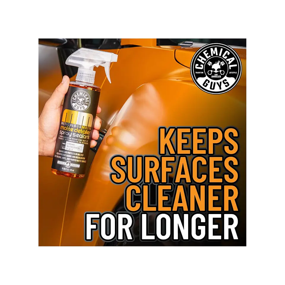Chemical Guys Meticulous Matte Detailer Spray & Sealant for Crisp Satin & Matte Finishes 11