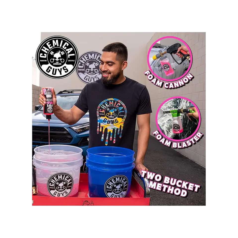 Chemical Guys Mr. Pink Super Suds Superior Surface Cleanser Car Wash Shampoo 5