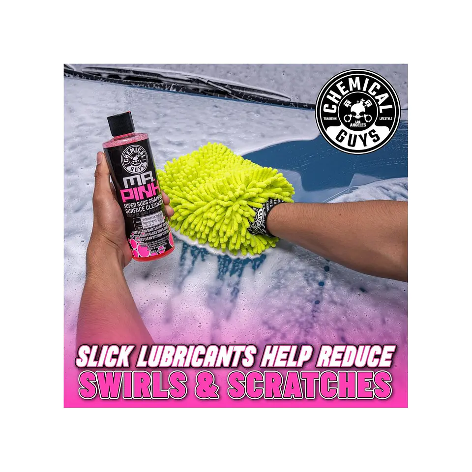 Chemical Guys Mr. Pink Super Suds Superior Surface Cleanser Car Wash Shampoo 7