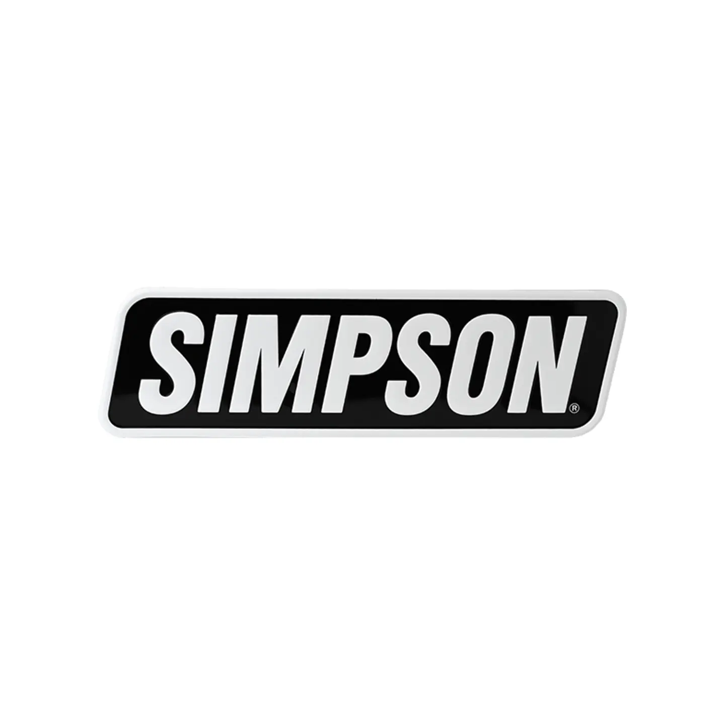 Simpson Motorcycle Metal Sign 1