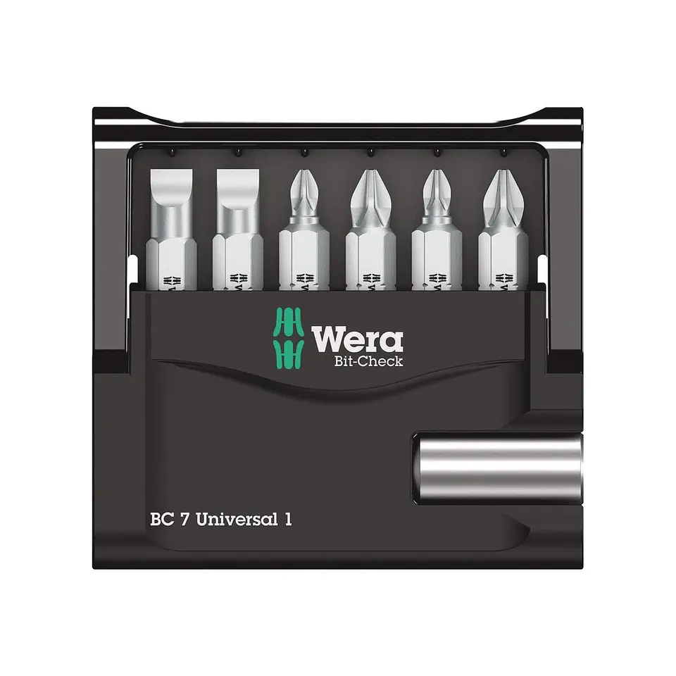 Wera Bit-Check 7 Universal 1 Juego de Puntas, 7 Piezas 2