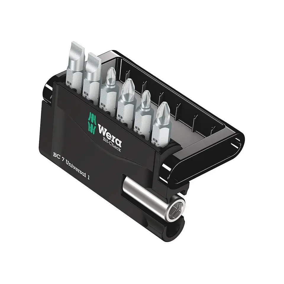 Wera Bit-Check 7 Universal 1 Juego de Puntas, 7 Piezas 1