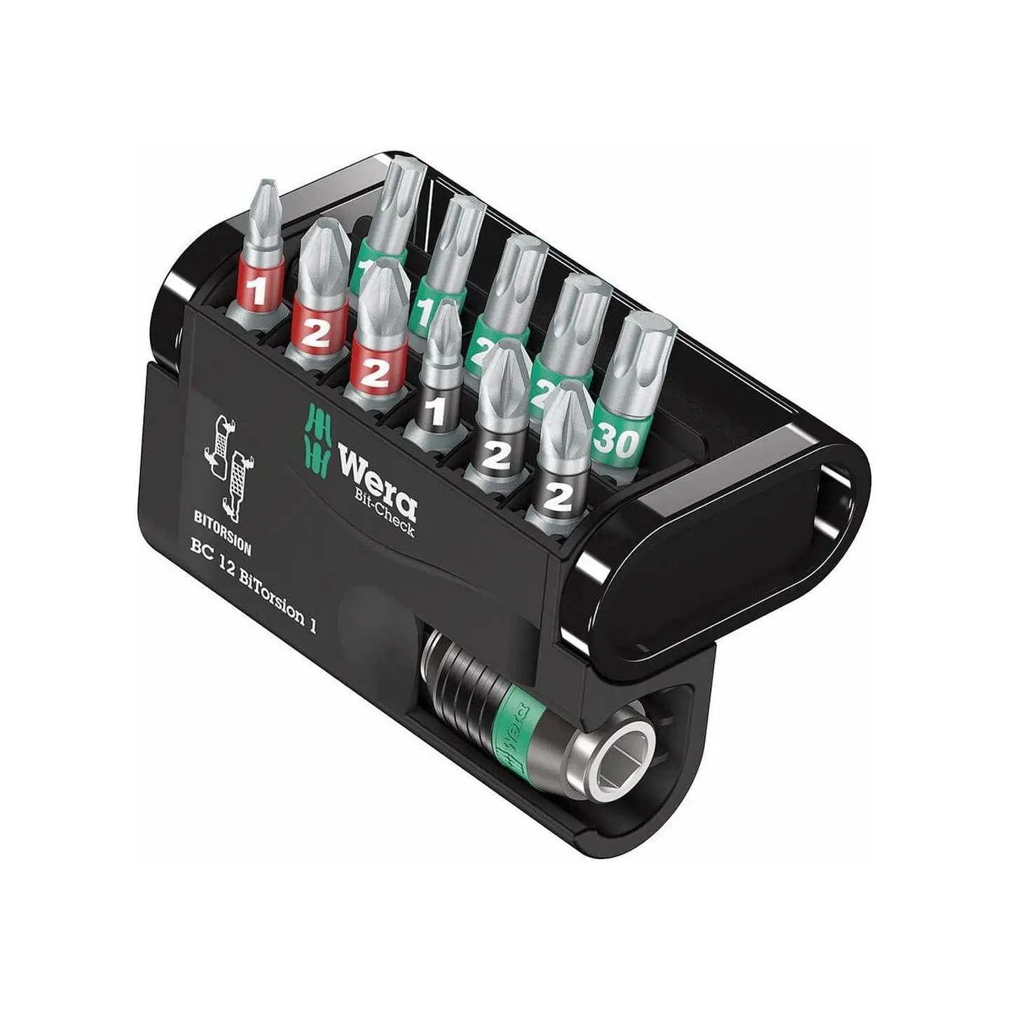 Wera Bit-Check 12 BiTorsion 1 Juego de Puntas, 12 Piezas 1