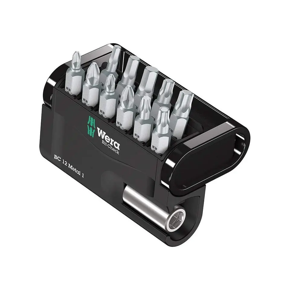 Wera Bit-Check 12 Metal 1 Juego de Puntas, 12 Piezas 1