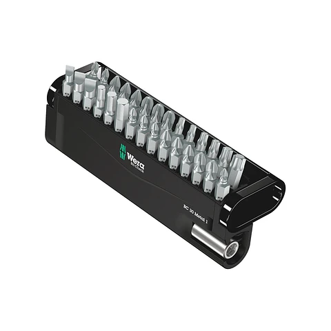 Wera Bit-Check 30 Metal 1 Juego de Puntas, 30 Piezas