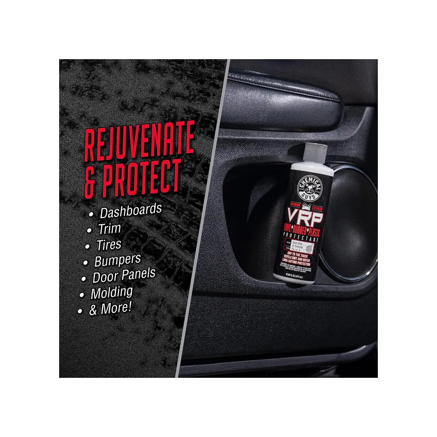 Chemical Guys VRP Vinyl, Rubber, Plastic Protectant 3