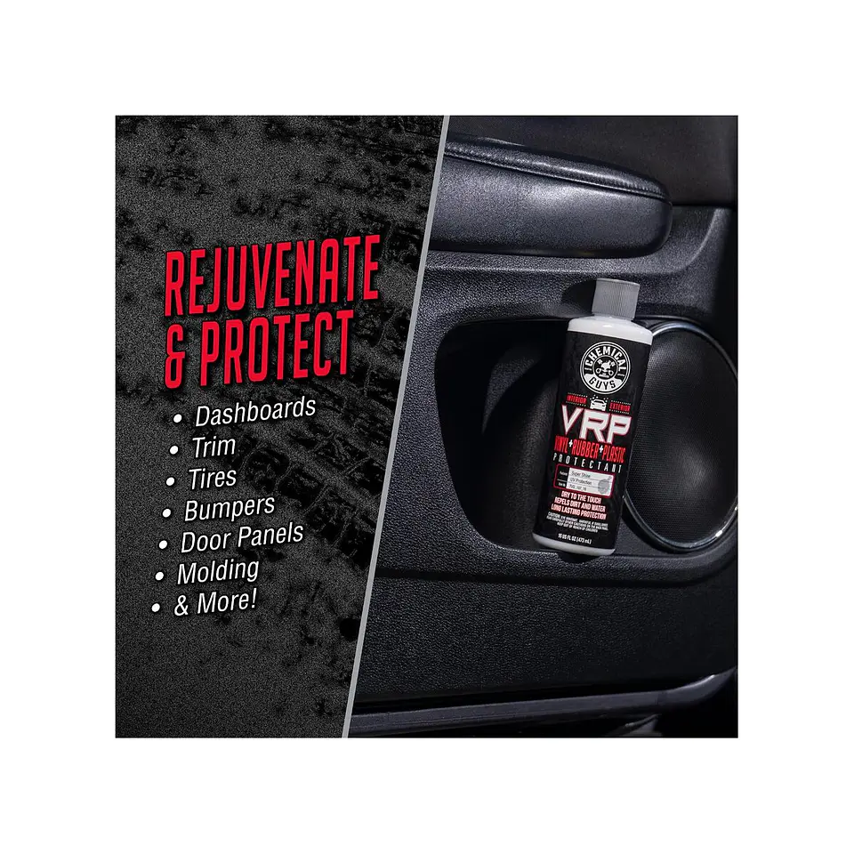 Chemical Guys VRP Vinyl, Rubber, Plastic Protectant 3