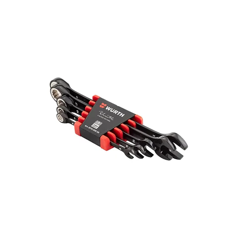 Würth Kit de Llaves Combinadas Ratchet Edición RW 5 Piezas