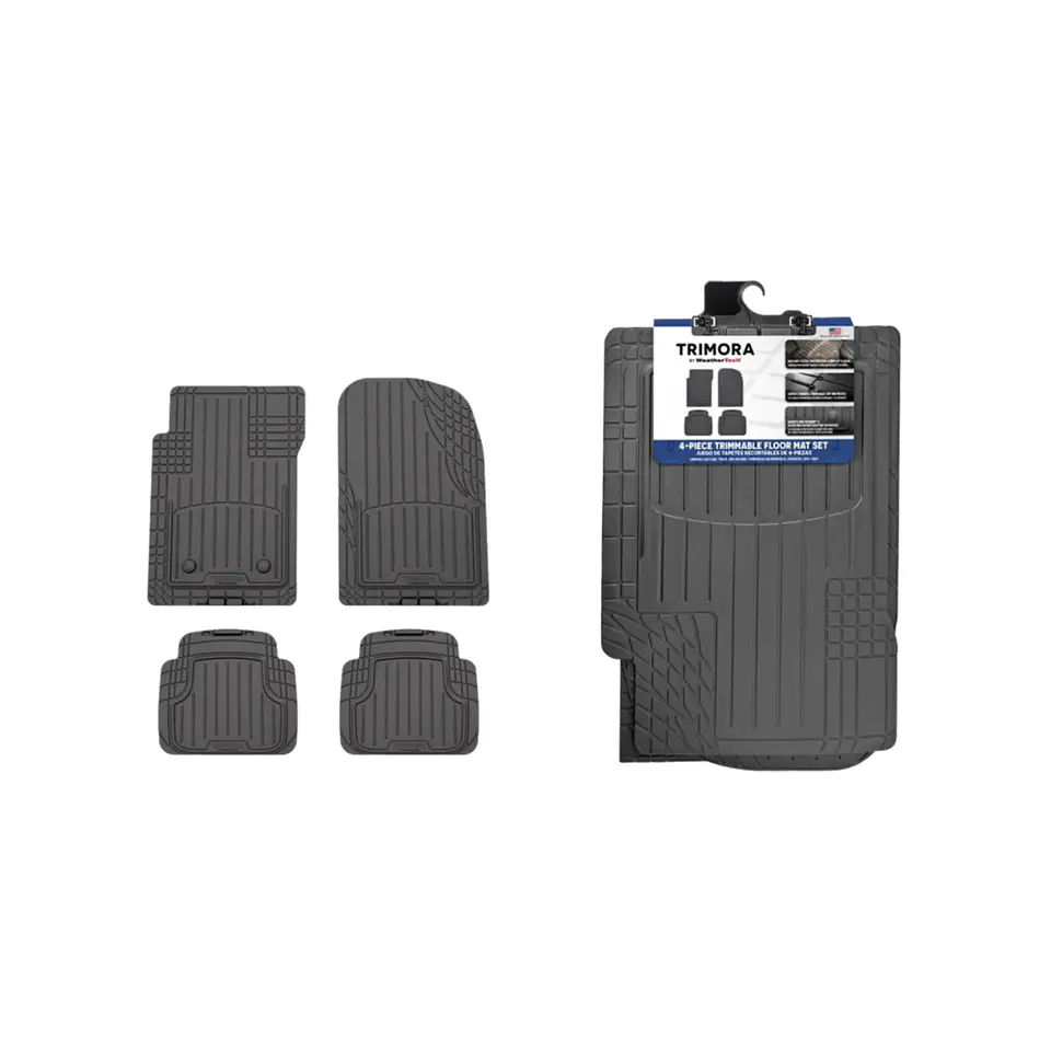 Pisos Universales WeatherTech Trimora Ajustables | 1.ª y 2.ª Fila | Juego de 4 1