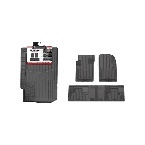Pisos Universales WeatherTech Trimora Ajustables | 1.ª y 2.ª Fila | Juego de 3