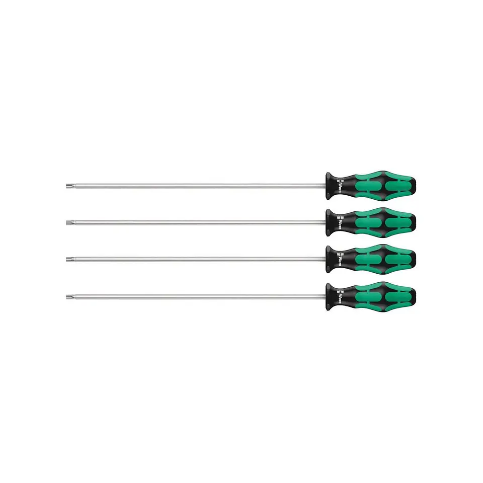 Wera 367/4 TORX® HF Juego de Destornilladores Kraftform Plus, 4 Piezas 1