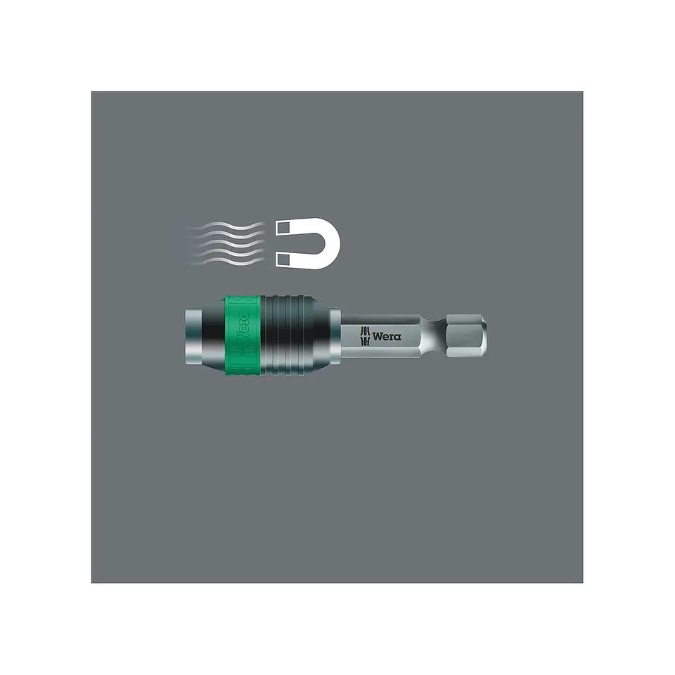 Wera 889/4/1 K Porta-puntas Universal Rapidaptor, 1/4