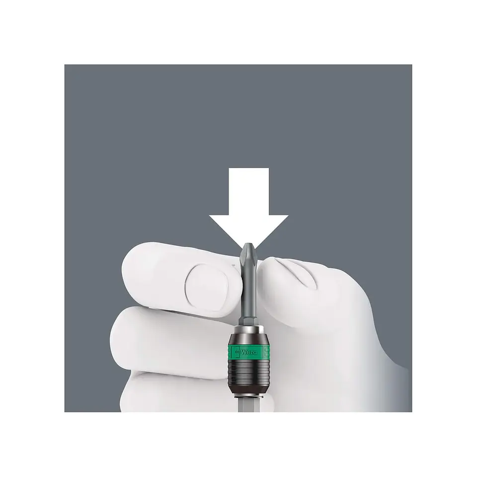 Wera 889/4/1 K Porta-puntas Universal Rapidaptor, 1/4